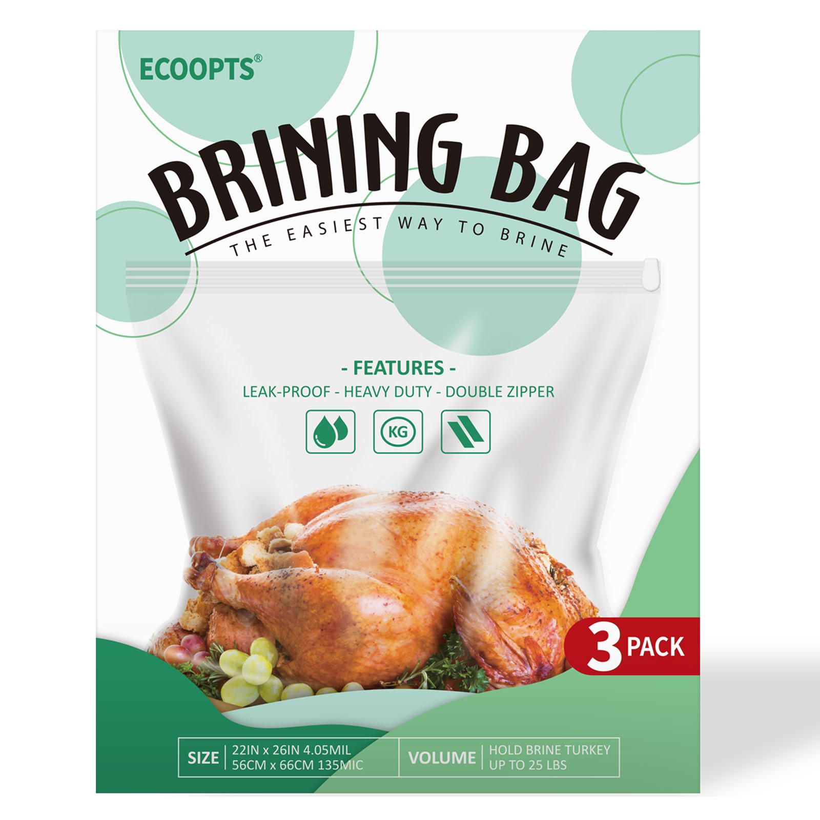 Brining bag /  Turkey oven roasing bag
